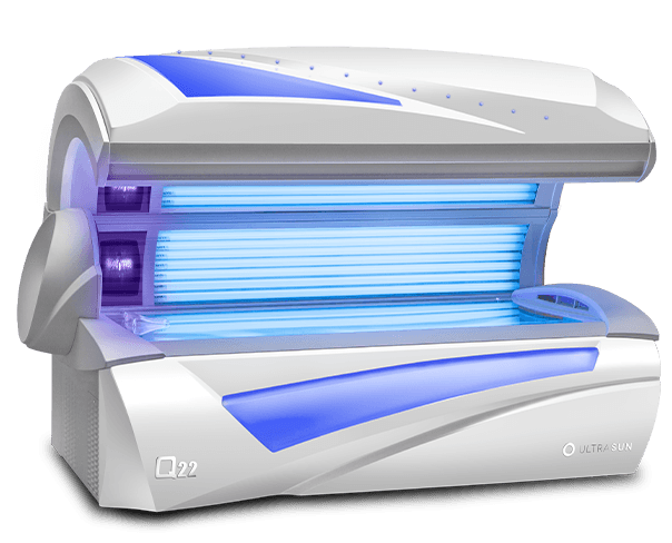 Ultrasun Q22 sunbed in Dream White Metallic