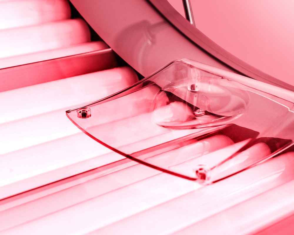 detail shot Ultrasun tanning bed E4