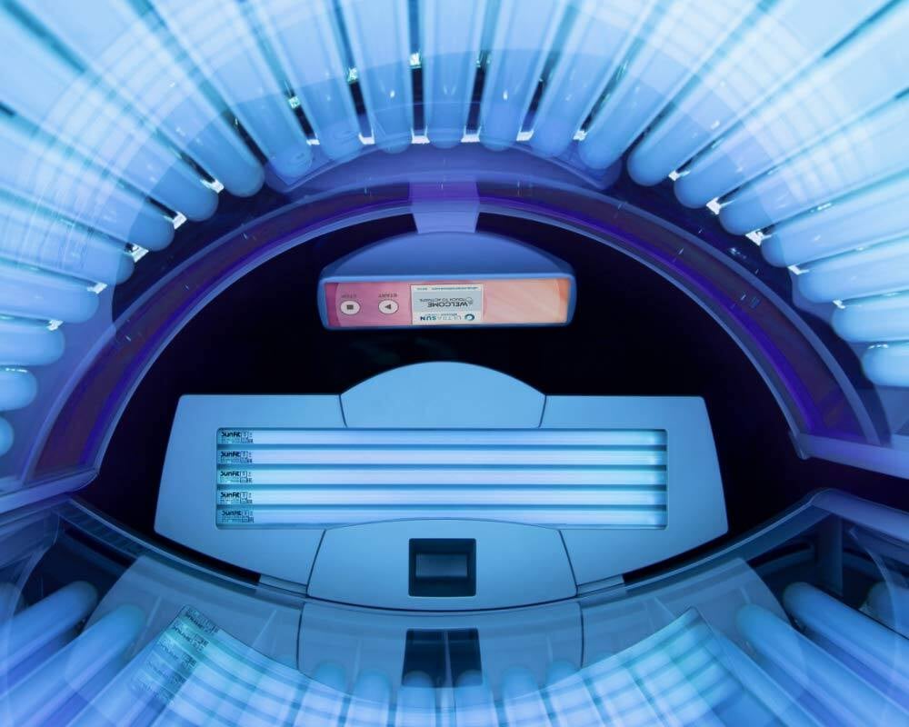 detail shot Ultrasun tanning bed Q10