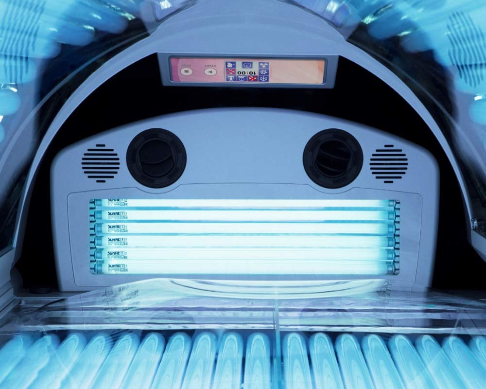 Ultrasun Q18 tanning bed detailshot