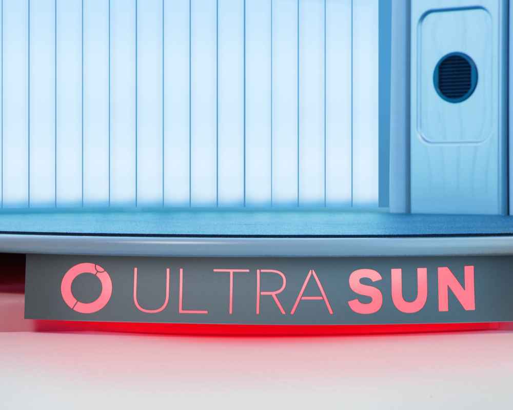 detail shot Ultrasun tanning bed i9