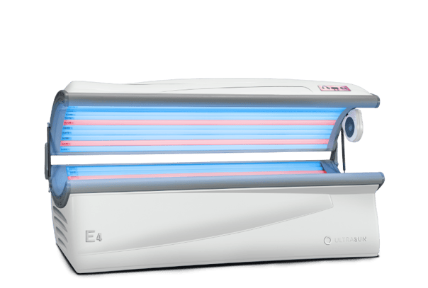 Ultrasun E4 sunbed in Dream White Metallic 