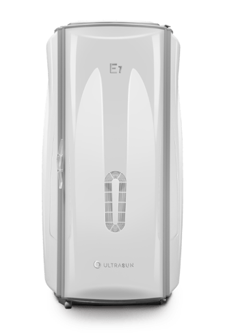 Ultrasun E7 sunbed in Dream White Metallic