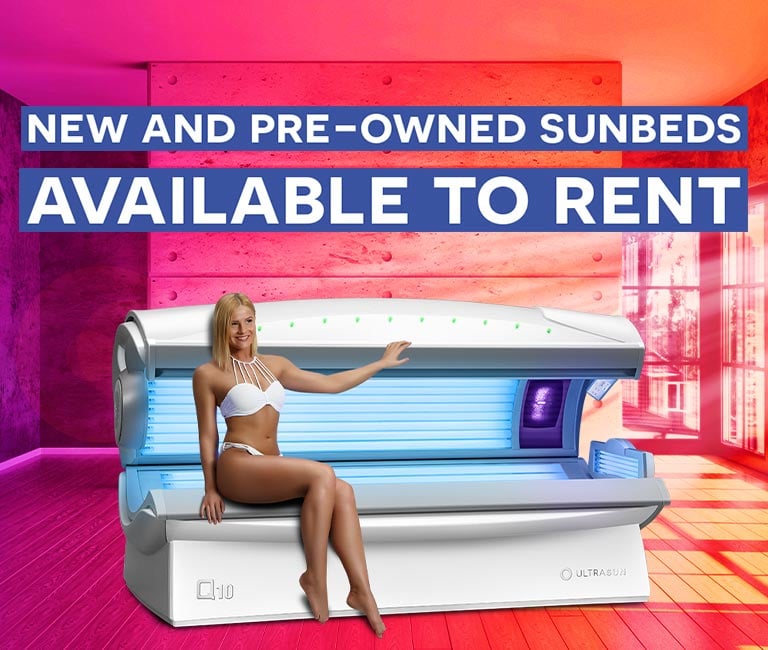 new and pre-owned sunbeds for rent