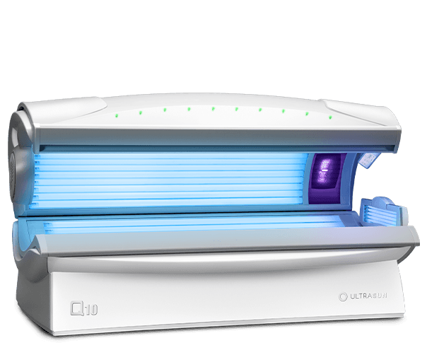 Ultrasun Q10 sunbed in Dream White Metallic