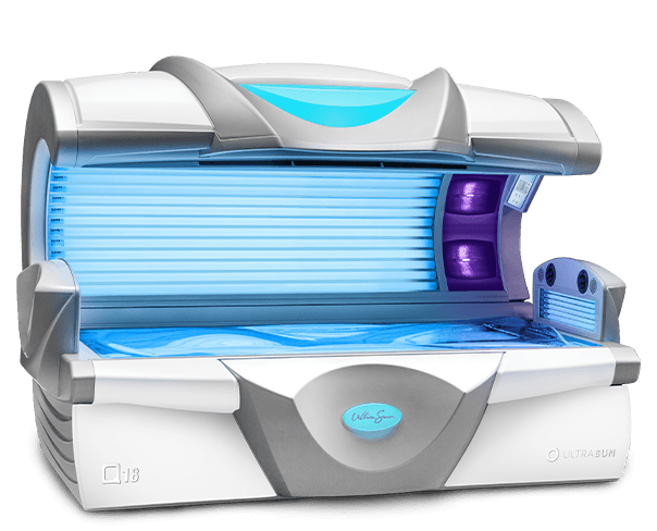 Ultrasun Q18 sunbed in Dream White Metallic