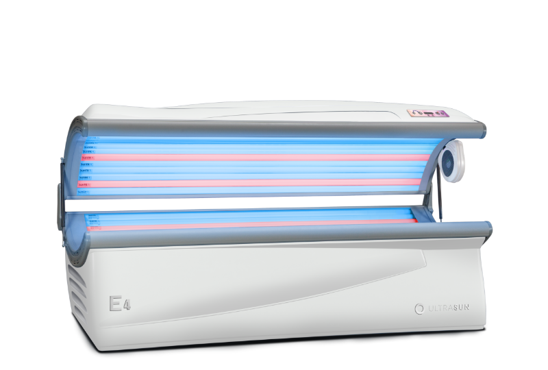 Ultrasun E4 sunbed in Dream White Metallic 