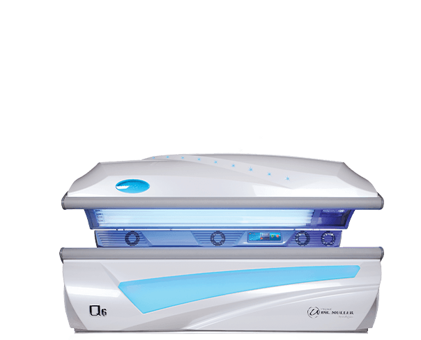 Ultrasun Q6 sunbed pre-owned in Dream White Metallic