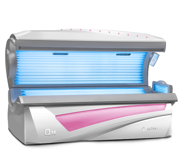 Ultrasun Q14 sunbed energy-efficient in white