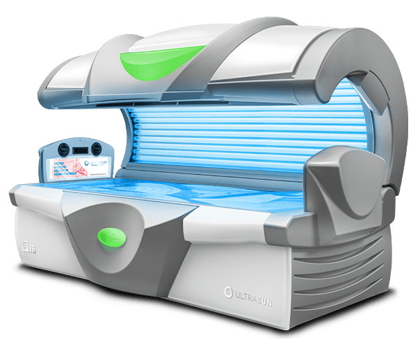 Ultrasun Q18 sunbed energy-efficient in white