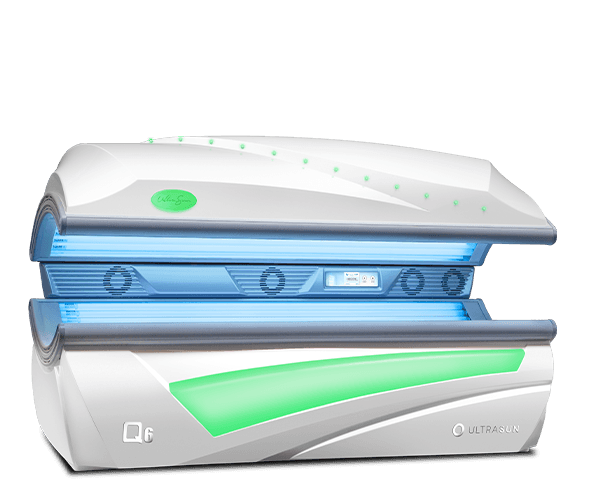 Ultrasun Q6 sunbed energy-efficient in white