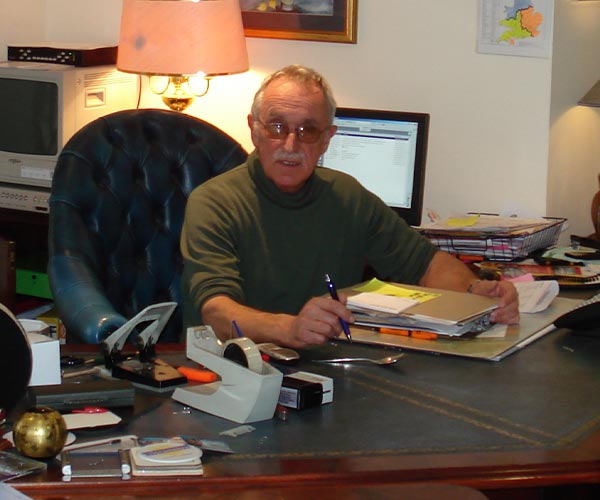 Man working at a desk